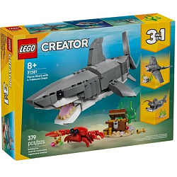 Конструктор LEGO Creator 31381 Дикая акула с сундуком сокровищ