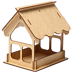 Кормушка для птиц «Домик», 21 × 18 × 21 см