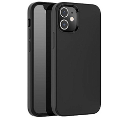 Задняя накладка HOCO для iPhone 12 mini, Pure series, пластик, чёрный