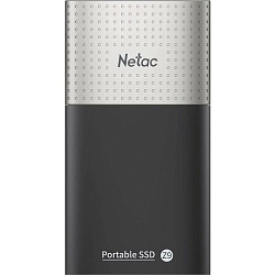Внешний SSD 500Gb Netac Z9 (NT01Z9-500G-32BK) (USB3.2, up to 550/480MBs, 90х47.5х11.5mm, Aluminium+Plastic)