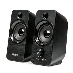 Колонки 2.0 DIALOG Stride AST-17UP черные (2*5Вт)