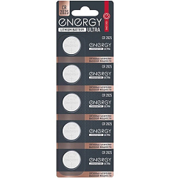 Элемент питания ENERGY CR2025 Ultra BL-5 (5/100/1200)