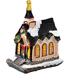 Светодиодная фигура «Дом с башней» 4.5× 8.5 × 6 см , свечение тёплое белое 5133375