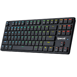 Клавиатура REDRAGON Anubis RGB (беспроводная/ проводная/ механическая/ TKL 80%/ Bluetooth/ RF 2.4/ USB) чёрная