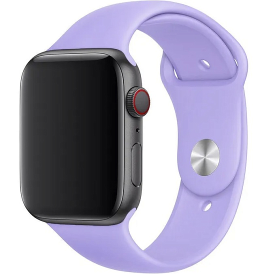 Силиконовый браслет NONAME на Apple Watch (38/41), Океанская полоса, лаванда