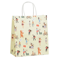 Пакет крафтовый «С днём рождения», 22 × 25 × 12 см   7098727