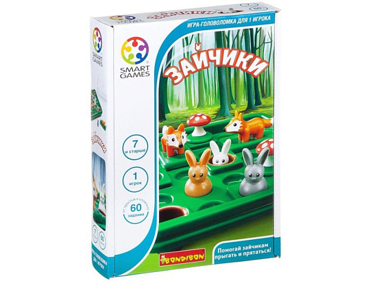 Логическая игра BONDIBON "Зайчики"
