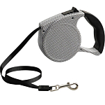 Рулетка с поводком-лентой, резиновая ручка, 5 м, вес животного до 15 кг 1523619