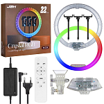 Светодиодное кольцо-подсветка 56см JBH RD-56 22" RGB