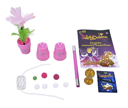 Набор фокусов для девочек Маленький маг "Lady Cadabra: 30 фокусов" (20 предметов, инстр.)