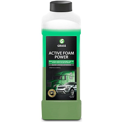 Автошампунь GRASS Active foam power, 1л, для бесконтактной мойки двухкомпонентный