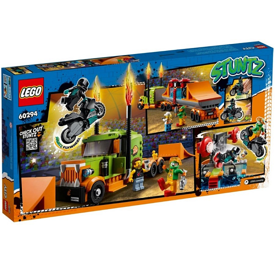 Конструктор LEGO City 60294 Грузовик для шоу каскадёров