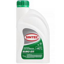 Антифриз Sintec Euro зелёный G-11, 1 кг   159584