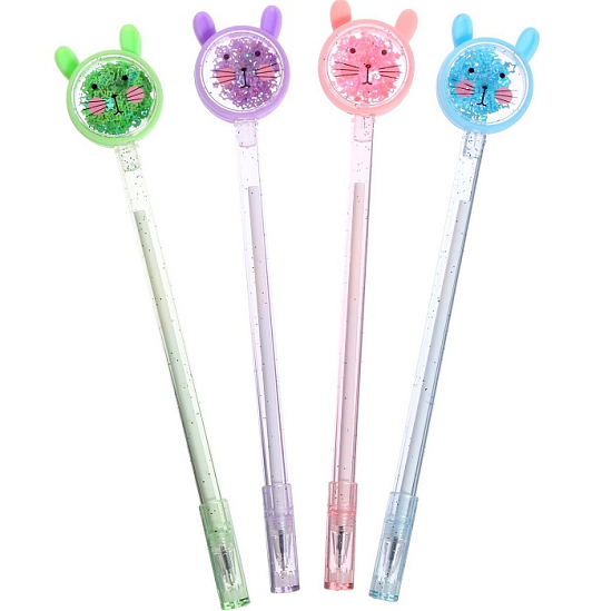 Ручка-прикол Calligrata "Блеск мышка", гелевая, МИКС 5289591