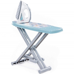 Набор ПОЛЕСЬЕ "Утюжок №3 с гладильной доской" (серо-голубой)