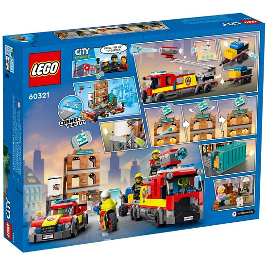 Конструктор LEGO City 60321 Пожарная команда