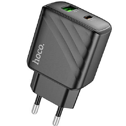 Сетевое ЗУ 1USB/1Type-C 3.0A HOCO CS23A PD30W чёрный 