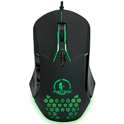 Мышь PANTEON MS37 черная, USB