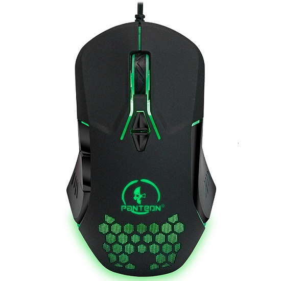 Мышь PANTEON MS37 черная, USB