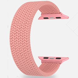 Плетеный нейлоновый ремешок LYAMBDA STEROPA для Apple Watch 42/44 мм Pink