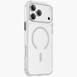 Задняя накладка KEEPHONE AURORA MAGSAFE CASE для iPhone 17 PRO MAX, SILVER