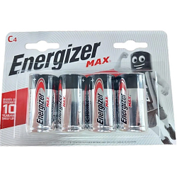 Элемент питания ENERGIZER LR14 MAX BL-4 (4/24)