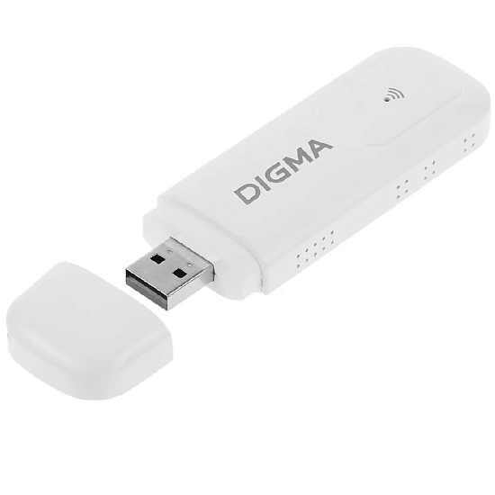 Модем внешний 3G/4G Digma Dongle WiFi DW1960 белый