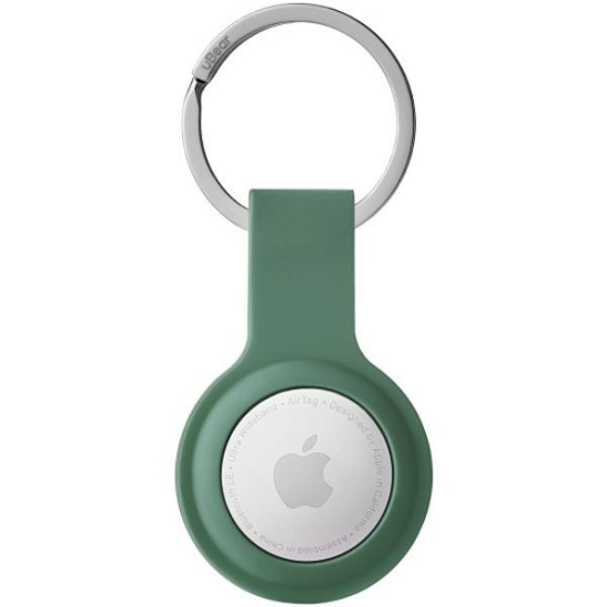 Силиконовый чехол uBear Touch Ring Case для APPLE Airtag с кольцом, зеленый (CS97GR01THR-AT1)