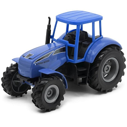 Машинка WELLY модель трактора с инерц. мех., синий