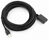 Кабель удлинитель USB 2.0 активный Gembird/Cablexpert UAE-01-10M, AM/AF, 10м