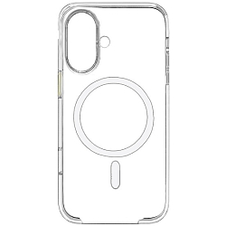 Задняя накладка Clear Case MagSafe для iPhone 16 прозрачный (+ анимация NFC) ORG