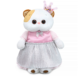 Мягкая игрушка Кошечка Ли-Ли в платье и с короной , 27 см (LK27-154)