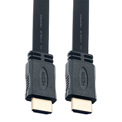 Кабель HDMI <--> HDMI  3.0м PERFEO H1303 плоский, ver.1.4