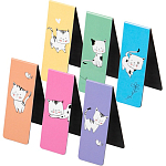 Закладки для книг МАГНИТНЫЕ, "CATS", набор 6 шт., 60x20 мм, BRAUBERG, 113159