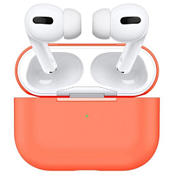 Силиконовый чехол ISA для AirPods Pro 2 Split Orange #9
