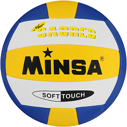 Мяч волейбольный MINSA, ПВХ, машинная сшивка, 18 панелей, р. 5 735913