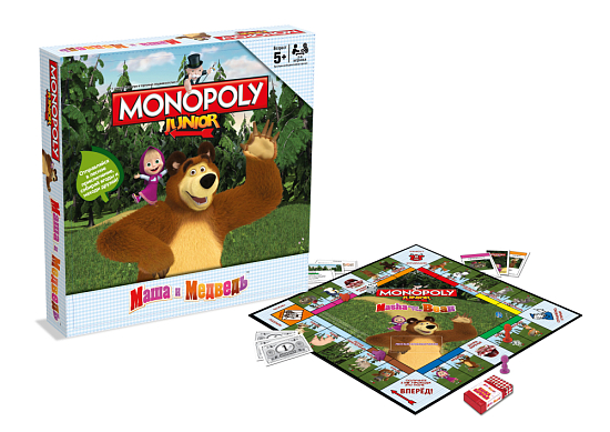 Настольная игра "Монополия Маша и Медведь"