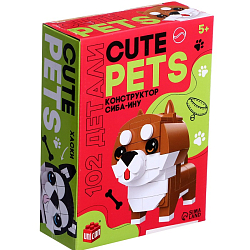 Конструктор Cute pets, Сиба-Ину, 102 детали
