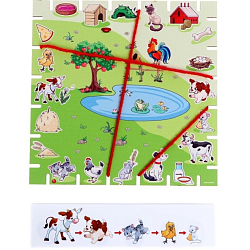 Геоборд с заданиями «Ферма»