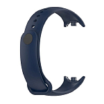 Силиконовый ремешок WB13 на кнопке Xiaomi Mi Band 8 (dark blue)