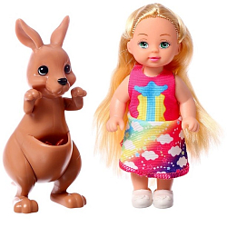 Кукла - малышка «Мой дружок кенгуру», МИКС 10638403