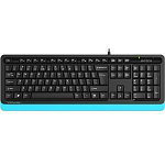 Клавиатура A4TECH Fstyler FKS10 черный/синий USB