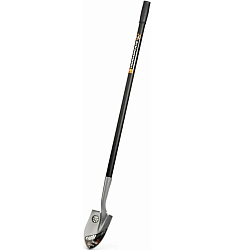 Лопата штыковая дамская ЦИ НЕВЕСОМОСТЬ 2287-ч, 155х60х1270мм, алюминиевый черенок