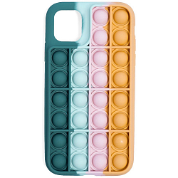 Задняя накладка POP IT для iPhone 12/12 Pro, №1, тонкий, непрозрачный, матовый