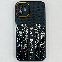 Задняя накладка Craft для iPhone 11, черная, тряпичная с защитой камеры