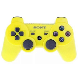 Геймпад БП для SONY PS3 Dual Shock Yellow (не оригинал)