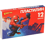Пластилин 12 цветов 180 г «Супергерой», Человек-паук 5059061