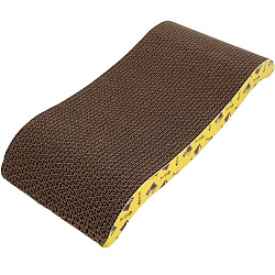 Когтеточка-лежанка «Пижон» из гофрокартона с кошачьей мятой «ГТО», 44.5×21.5×5.5 см