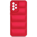 Силиконовый чехол (дутый) DF для Samsung Galaxy  A53 (5G) DF sJacket-04 (red)