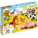 Пазл 35 элементов «Лето на ферме»